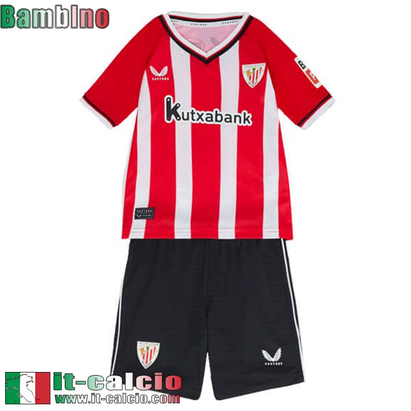 Athletic Bilbao Maglia Calcio Prima Bambini 2023 2024