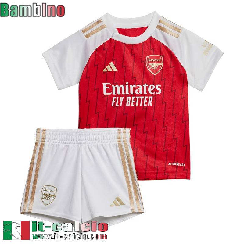 Arsenal Maglia Calcio Prima Bambini 2023 2024