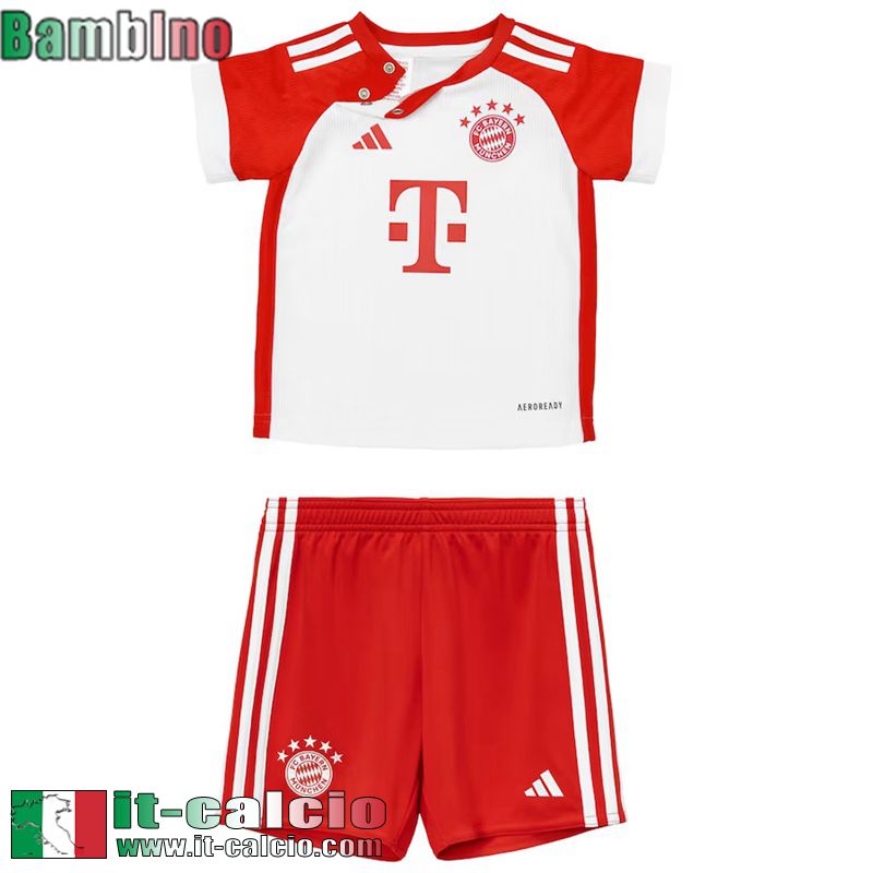 Bayern Monaco Maglia Calcio Prima Bambini 2023 2024