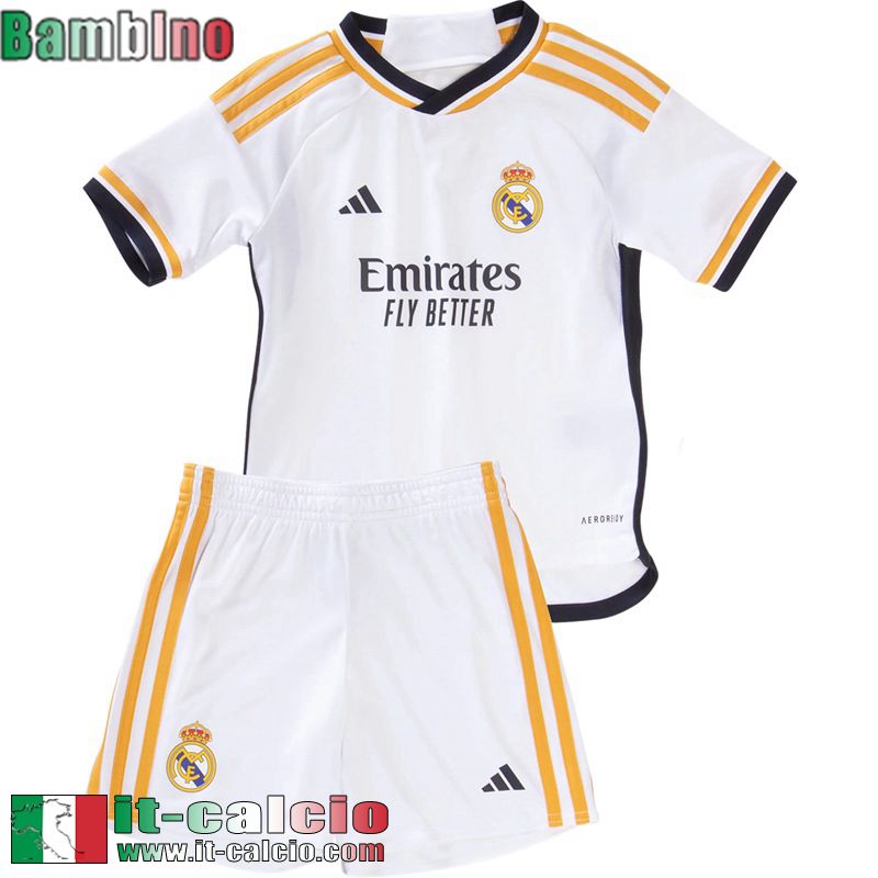 Real Madrid Maglia Calcio Prima Bambini 2023 2024