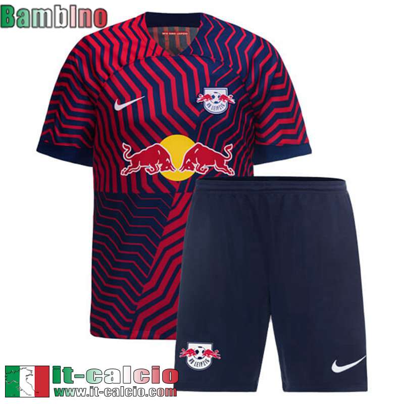 RB Leipzig Maglia Calcio Seconda Bambini 2023 2024