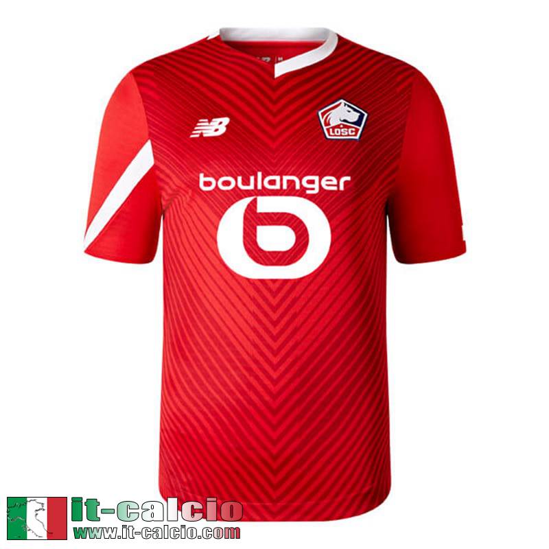 Lille OSC Maglia Calcio Prima Uomo 2023 2024