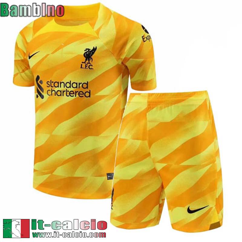 Liverpool Maglia Calcio portiere Bambini 2023 2024 TBB135