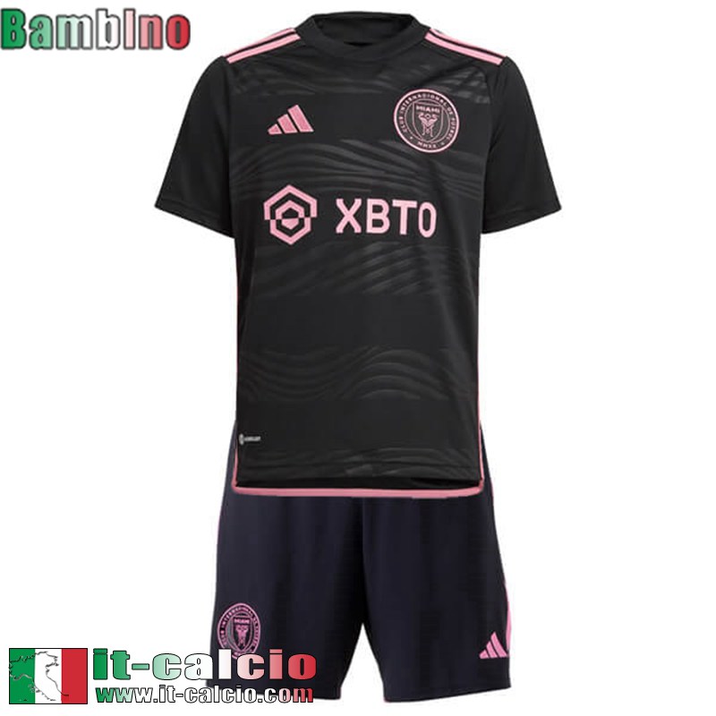 Inter Miami Maglia Calcio Seconda Bambini 2023