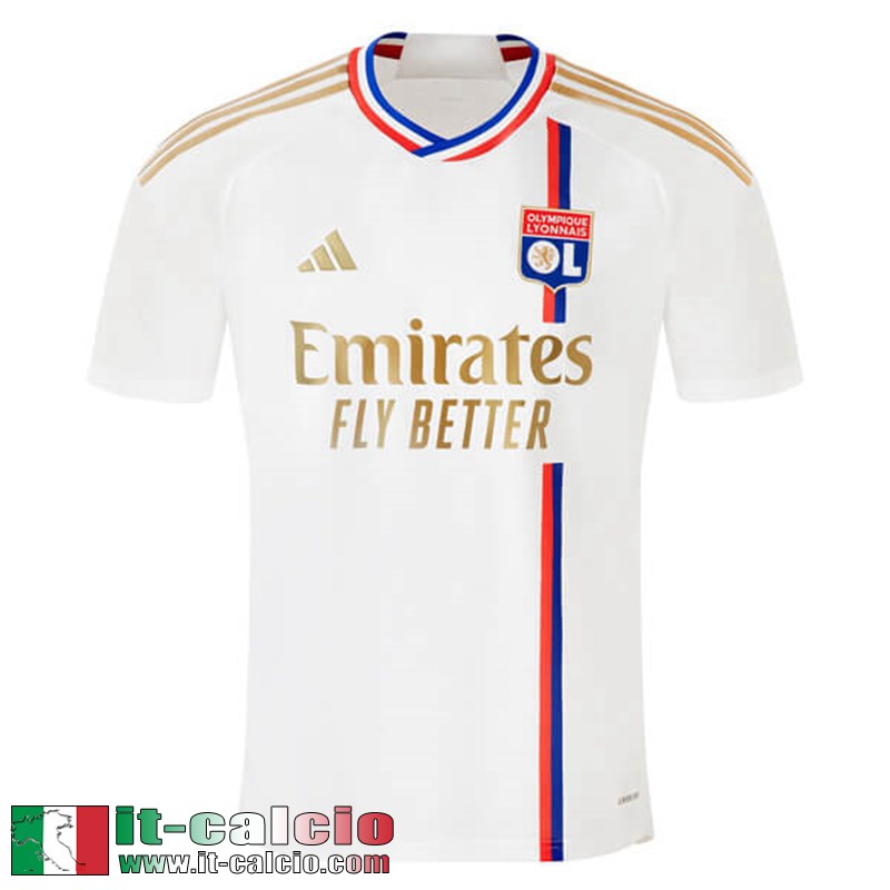 Lyon Maglia Calcio Prima Uomo 2023 2024