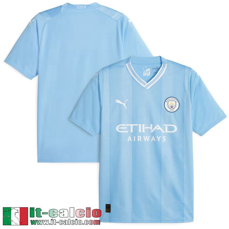 Manchester City Maglia Calcio Prima Uomo 2023 2024