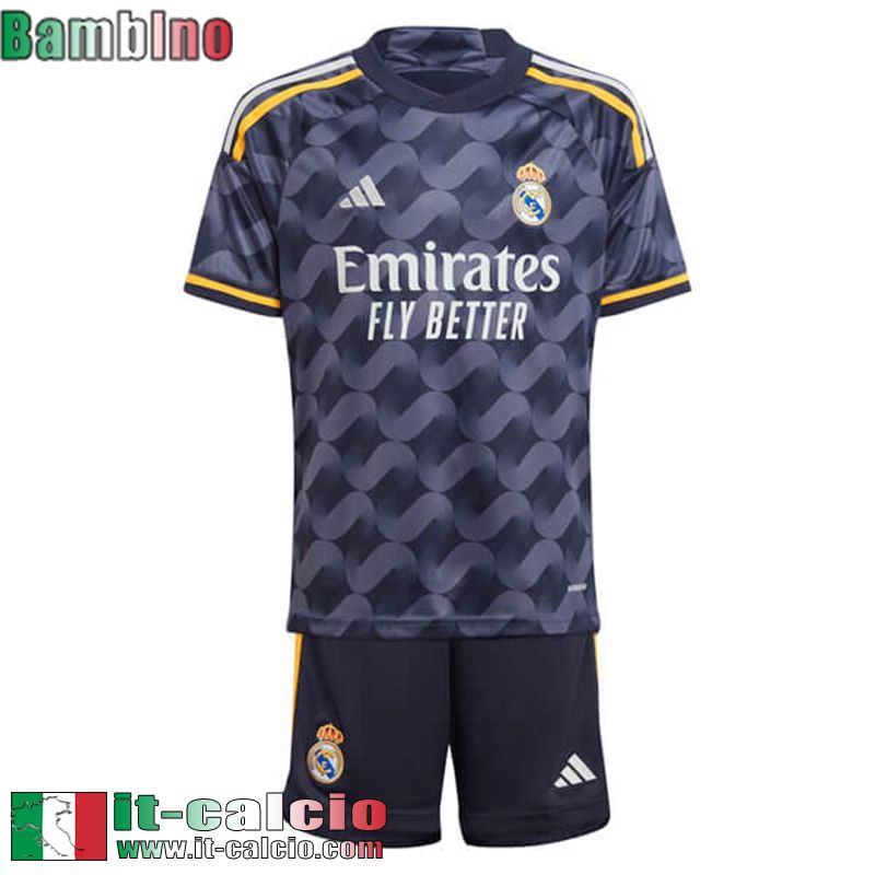 Real Madrid Maglia Calcio Seconda Bambini 2023 2024