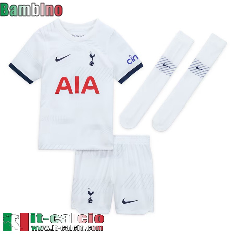 Tottenham Maglia Calcio Prima Bambini 2023 2024