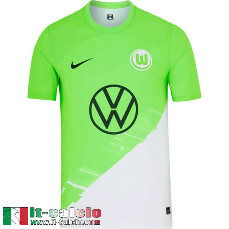 VFL Wolfsburg Maglia Calcio Prima Uomo 2023 2024