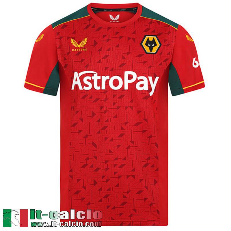 Wolverhampton Wanderers Maglia Calcio Seconda Uomo 2023 2024