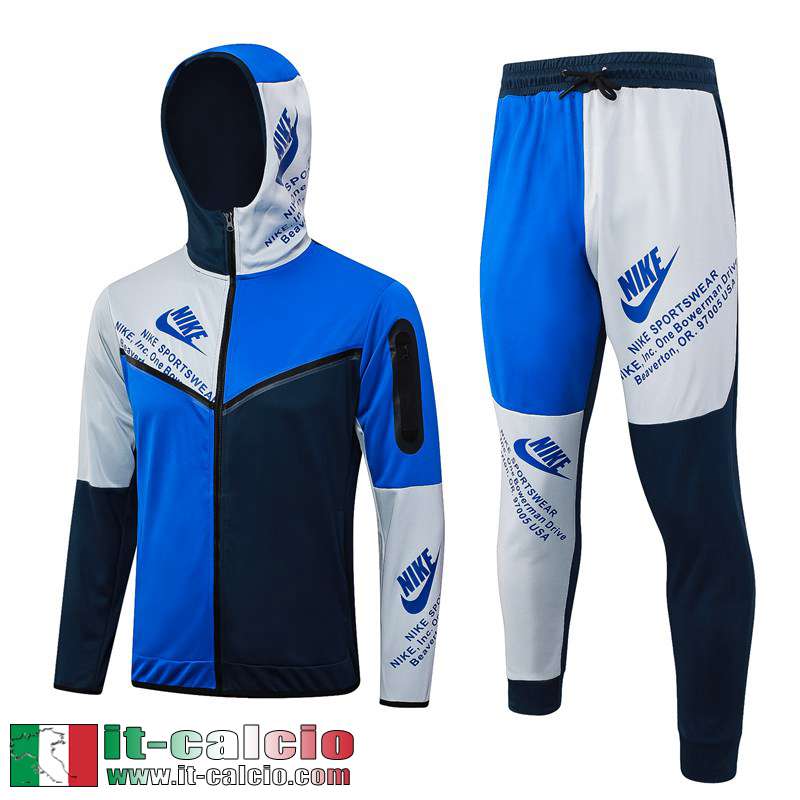 Sport Full-Zip Giacca Cappuccio blu scuro Uomo 2023 2024 JK783