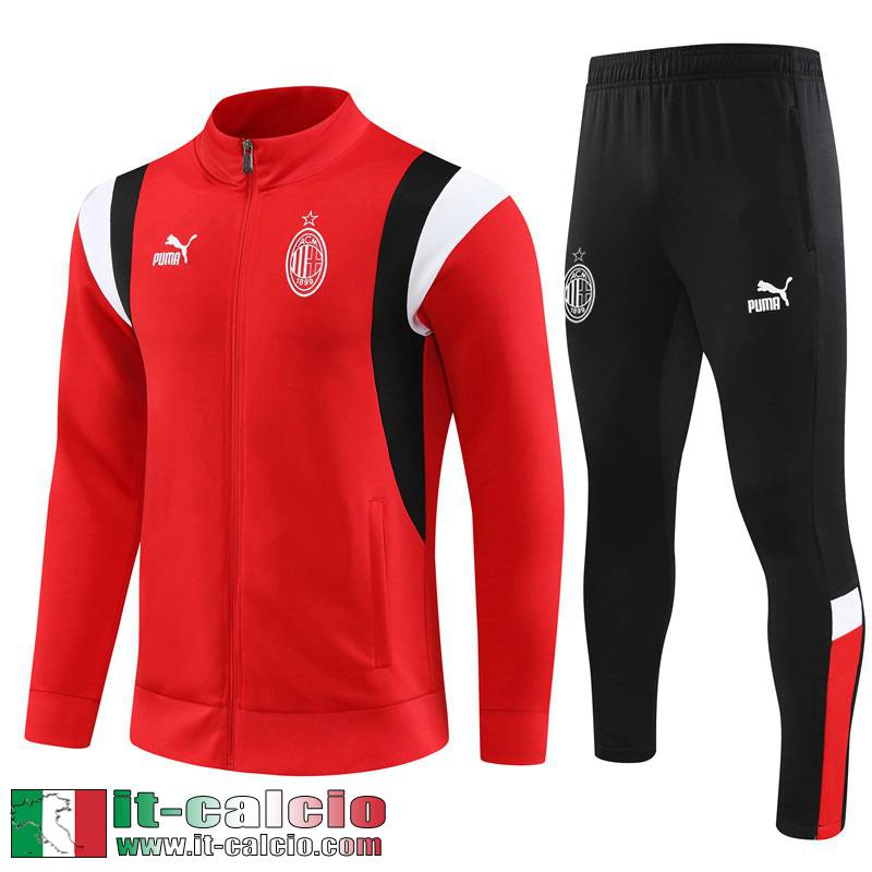 AC Milan Full-Zip Giacca rosso Uomo 2023 2024 JK787