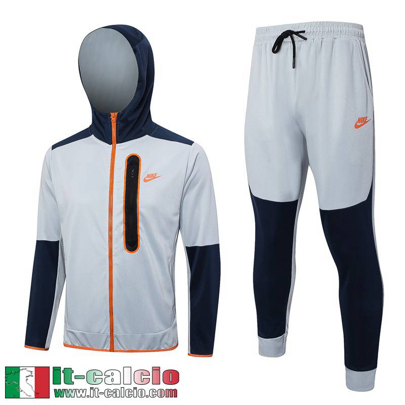 Sport Full-Zip Giacca Cappuccio grigio Uomo 2023 2024 JK762