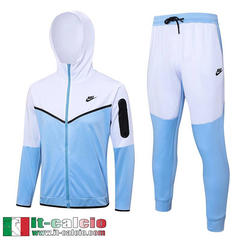 Sport Full-Zip Giacca Cappuccio cielo blu Uomo 2023 2024 JK766