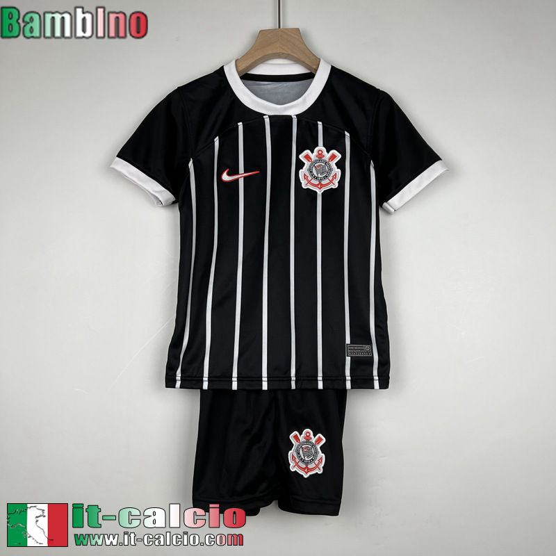 Corinthians Maglia Calcio Seconda Bambini 2023 2024 MK24