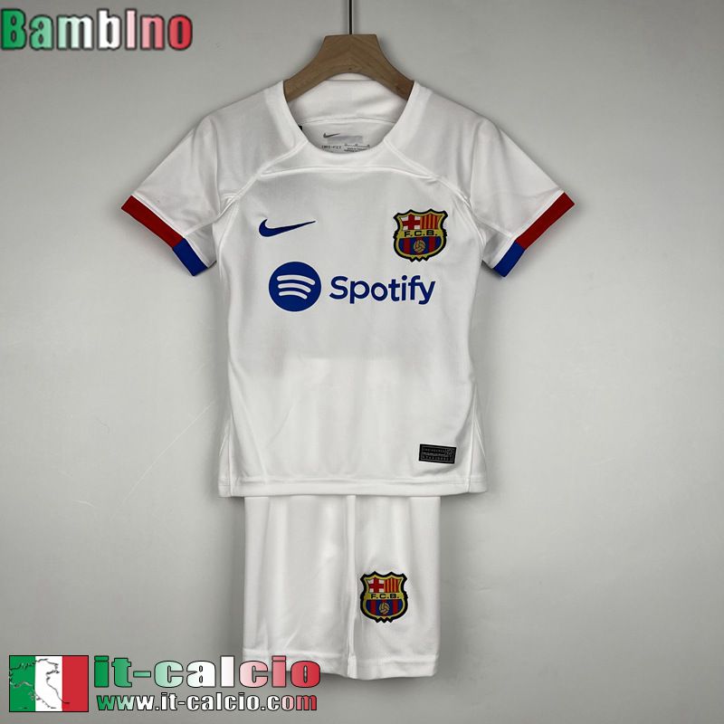 Barcellona Maglia Calcio Seconda Bambini 2023 2024 MK30