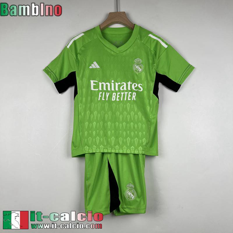 Real Madrid Maglia Calcio Portiere Bambini 2023 2024 MK48