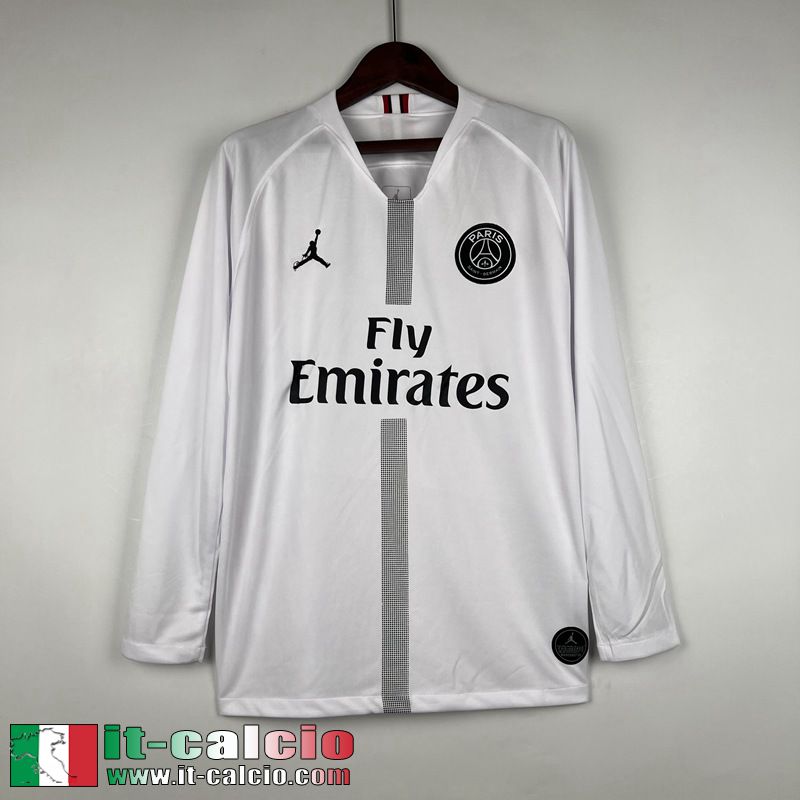 PSG Retro Maglia Calcio Manga Larga Uomo Manga Larga 18/19 FG290