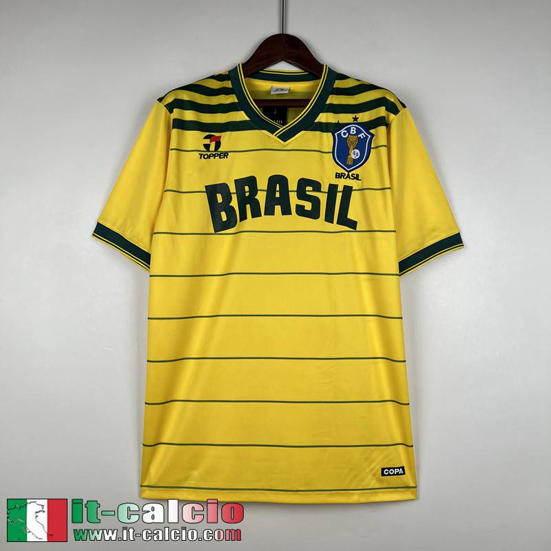 Brasile Retro Maglia Calcio Prima Uomo 1984 FG303