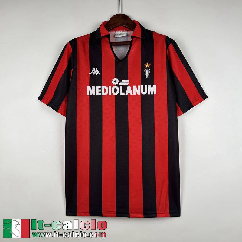 AC Milan Retro Maglia Calcio Prima Uomo 89/90 FG305