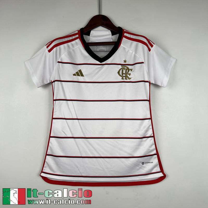 Flamengo Maglia Calcio Seconda Donna 2023 2024 MW10