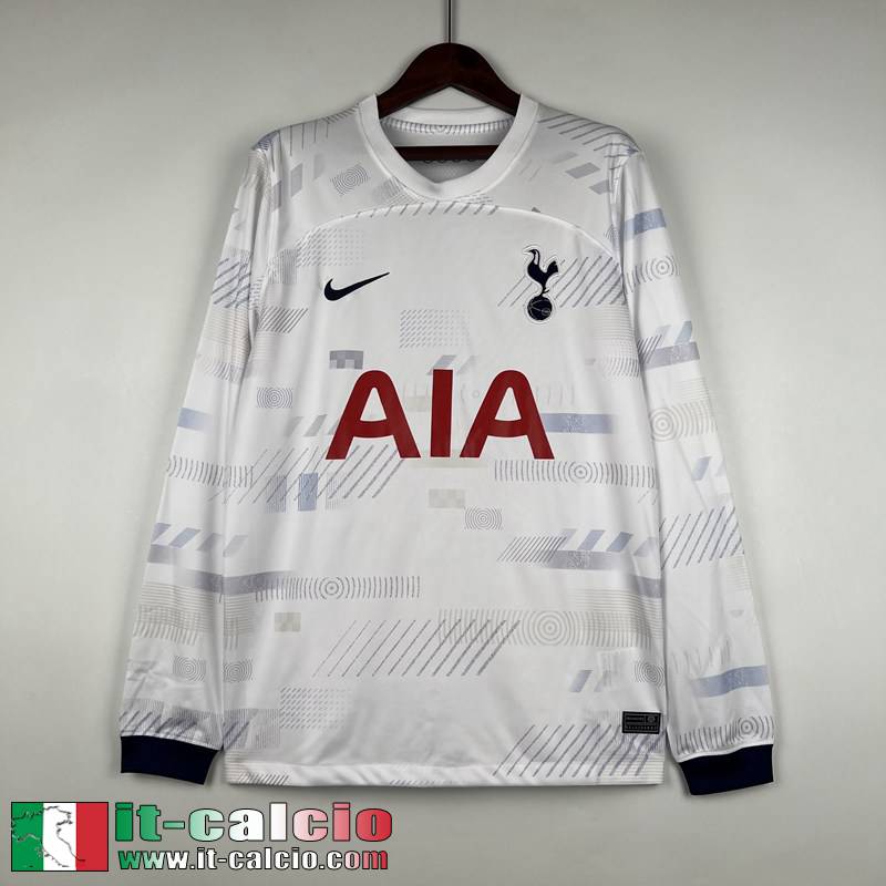 Tottenham Maglia Calcio Prima Manga Larga Uomo 2023 2024