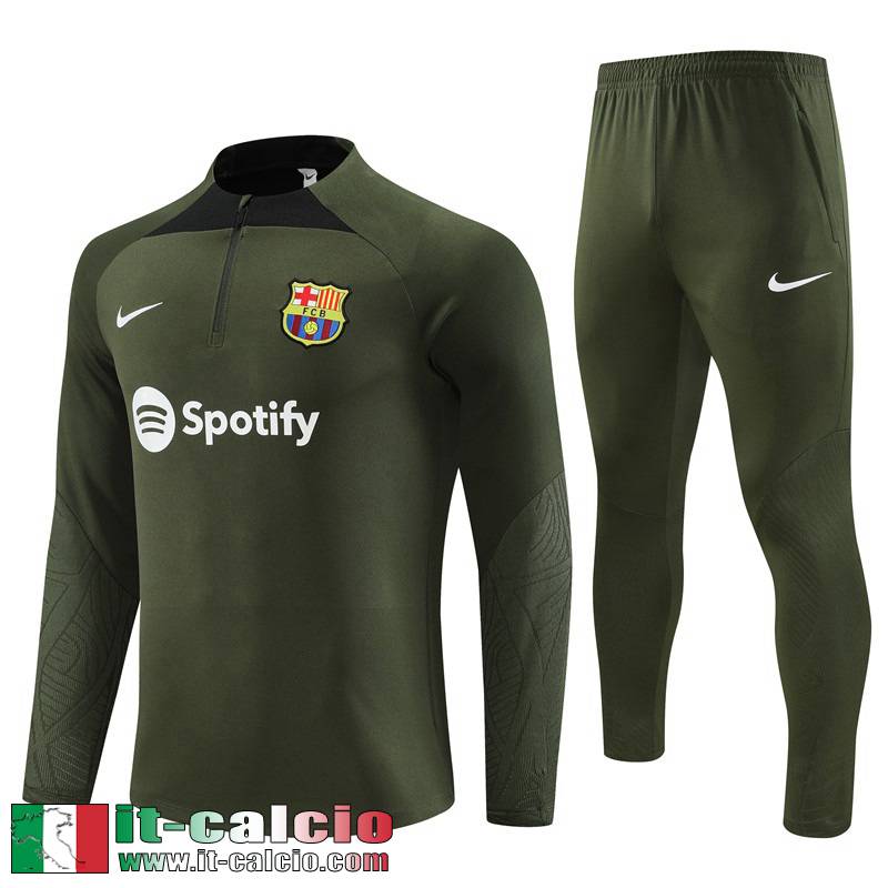 Barcellona Tute Calcio verde scuro Uomo 2023 2024 TG850