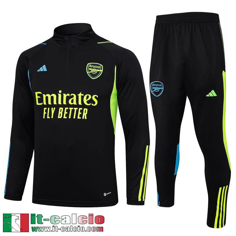 Arsenal Tute Calcio nero Uomo 2023 2024 TG870