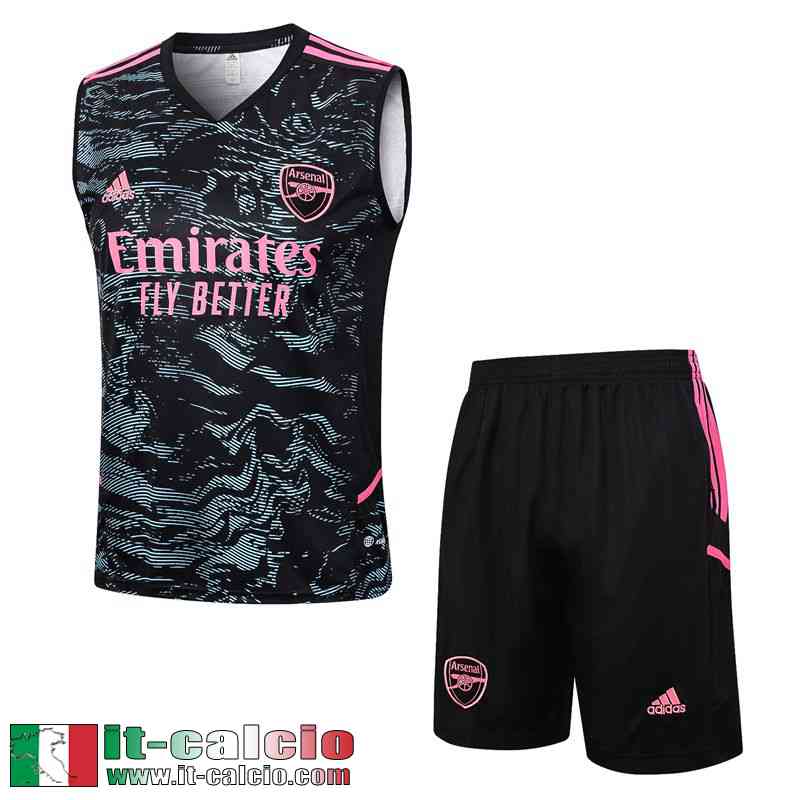 Arsenal Tute Calcio Senza maniche nero Uomo 2023 2024 TG879