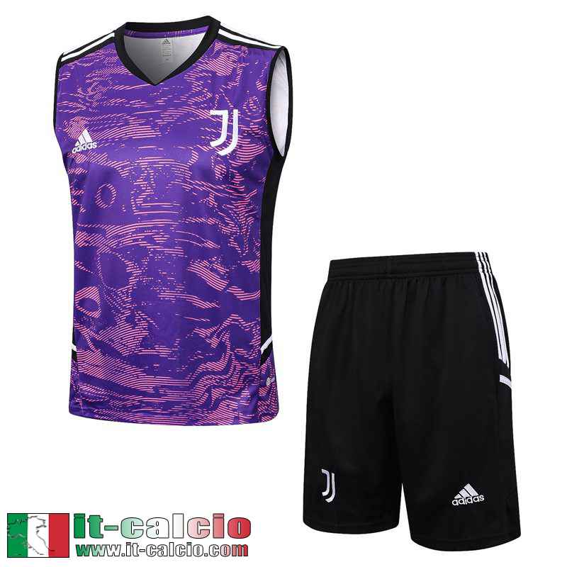 Juventus Tute Calcio Senza maniche Viola Uomo 2023 2024 TG883