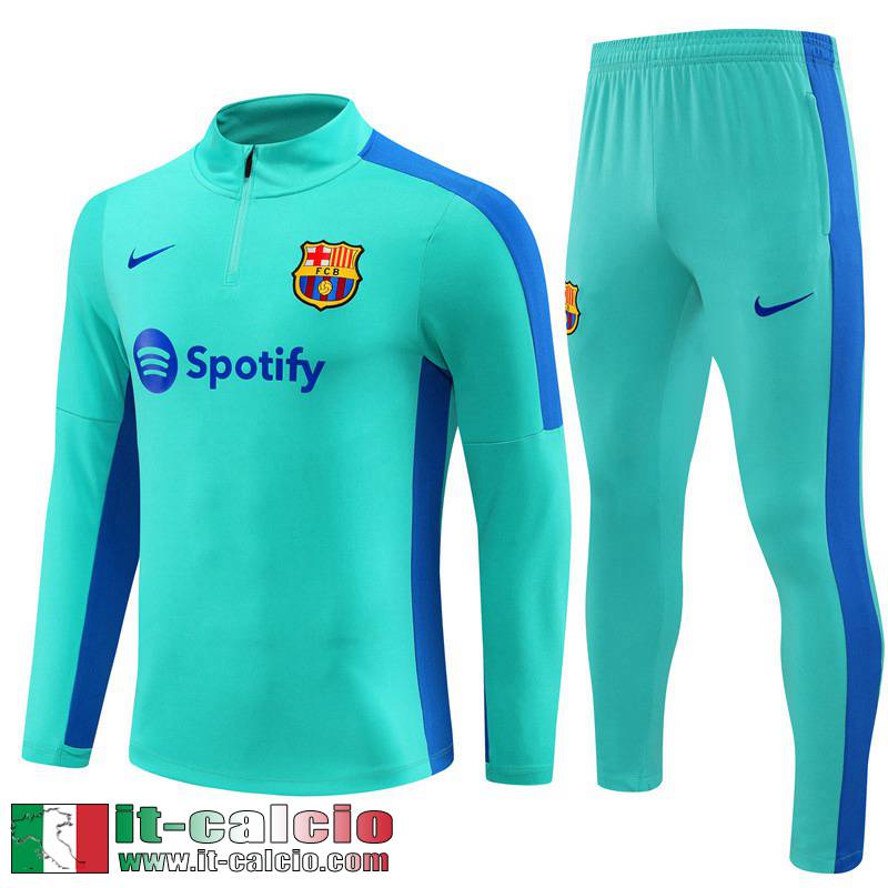 Barcellona Tute Calcio Verde Uomo 2023 2024 TG818