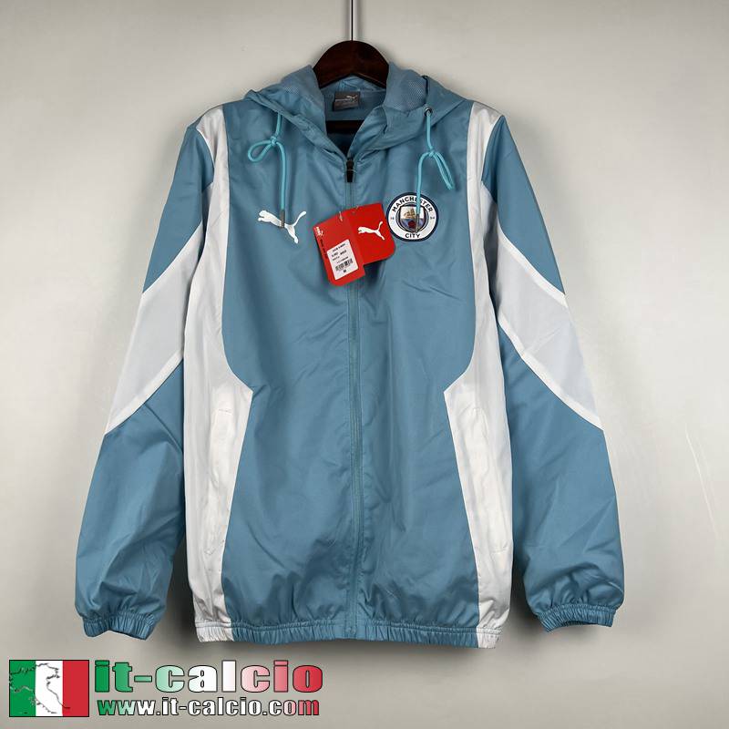 Manchester City Giacca a vento blu Uomo 2023 2024 WK502