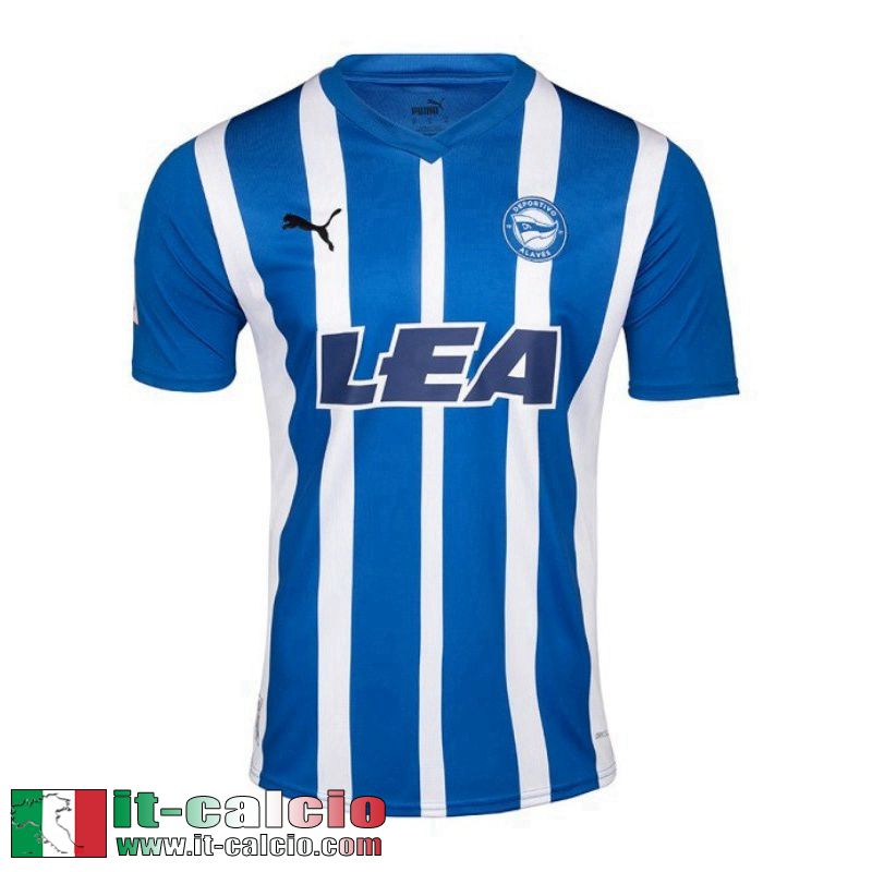 Deportivo Alavés Maglia Calcio Prima Uomo 2023 2024