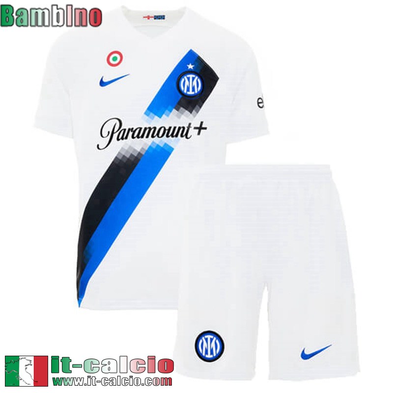 Inter Milan Maglia Calcio Seconda Bambini 2023 2024