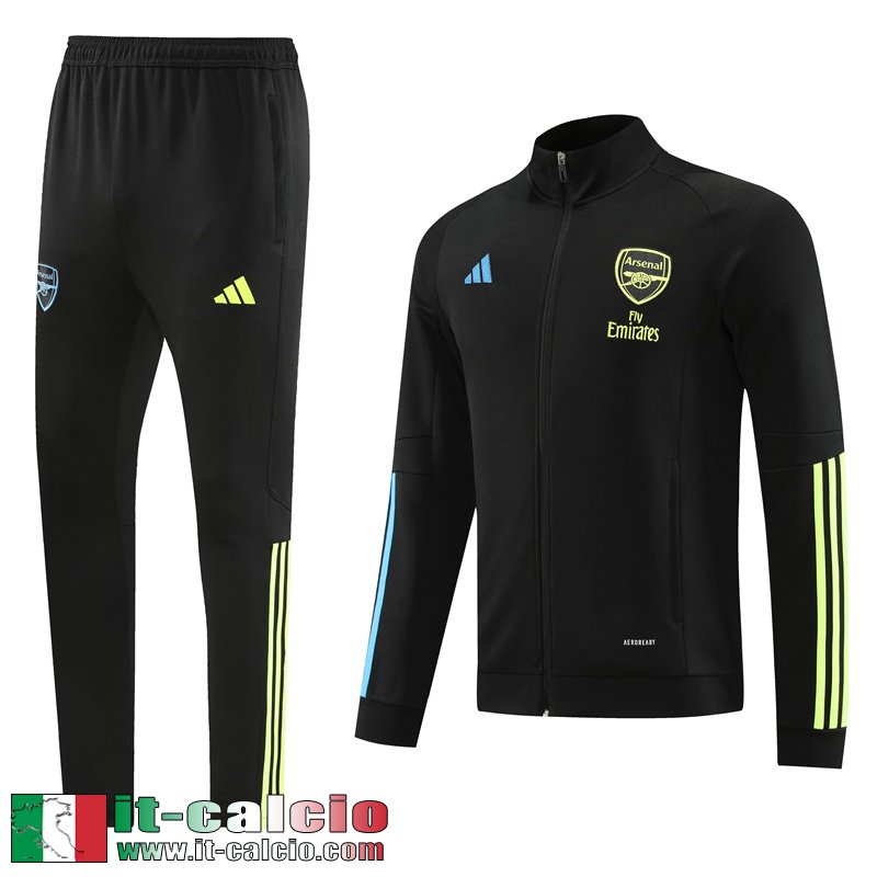 Arsenal Full-Zip Giacca nero Uomo 2023 2024 JK792