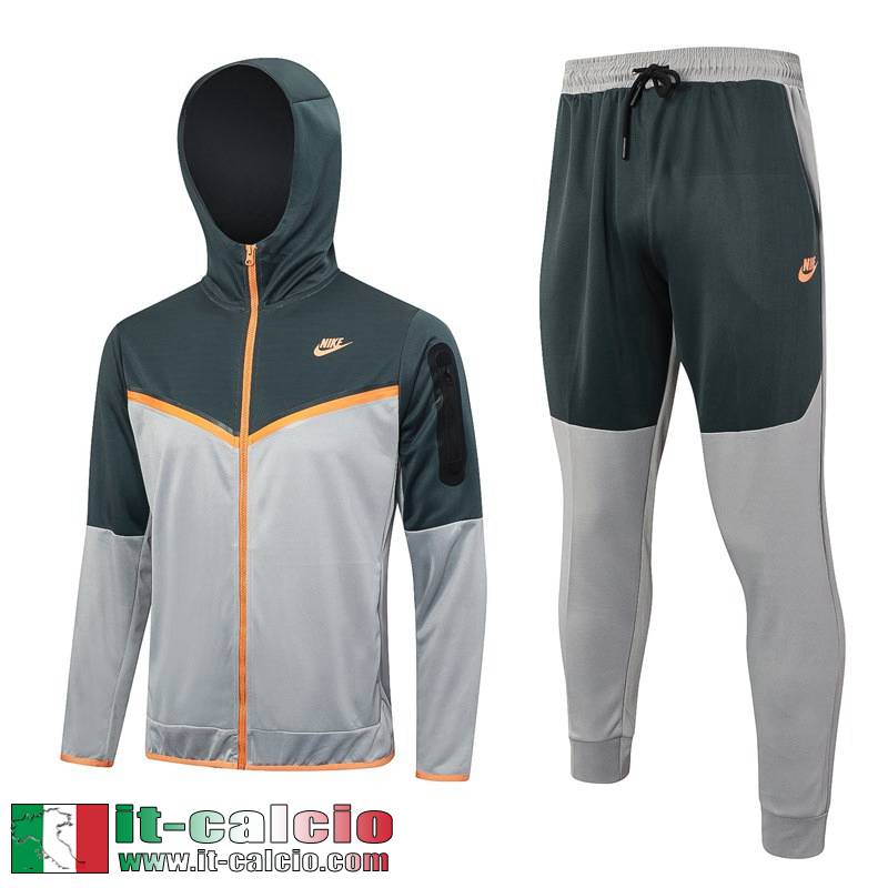 Sport Full-Zip Giacca Cappuccio grigio Uomo 2023 2024 JK802