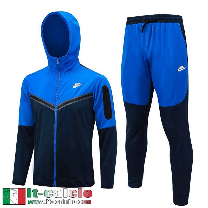 Sport Full-Zip Giacca Cappuccio blu Uomo 2023 2024 JK803