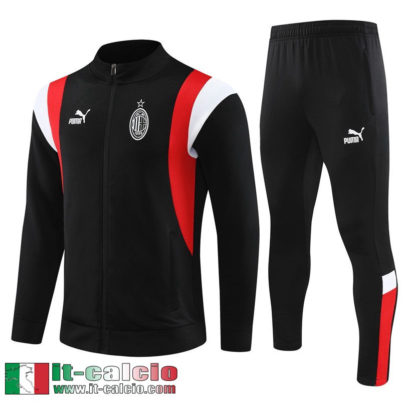 AC Milan Full-Zip Giacca nero Uomo 2023 2024 JK805