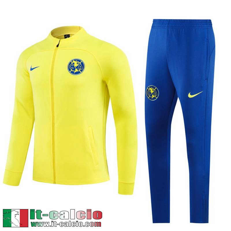 America Full-Zip Giacca GIALLO Uomo 2023 2024 JK807