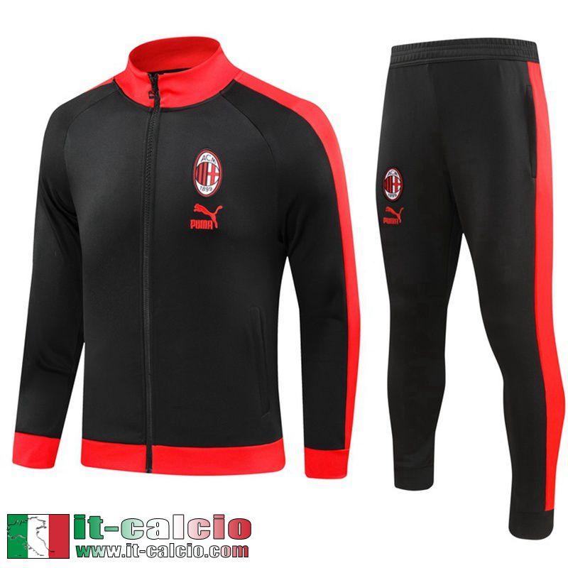 AC Milan Full-Zip Giacca nero Uomo 2023 2024 JK811