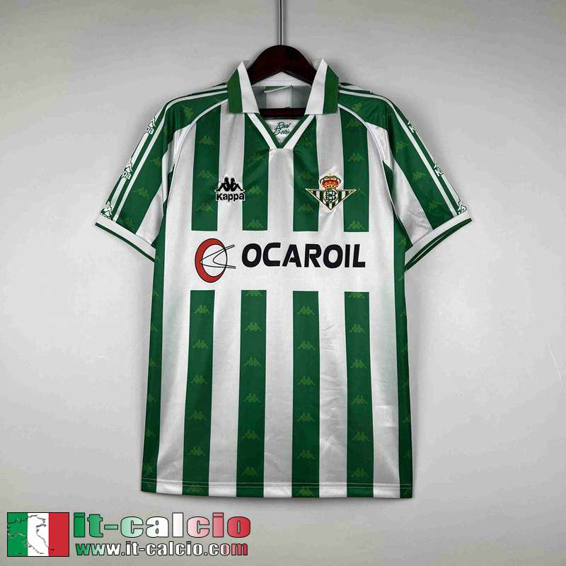 Real Betis Retro Maglia Calcio Prima Uomo 95/96 FG311