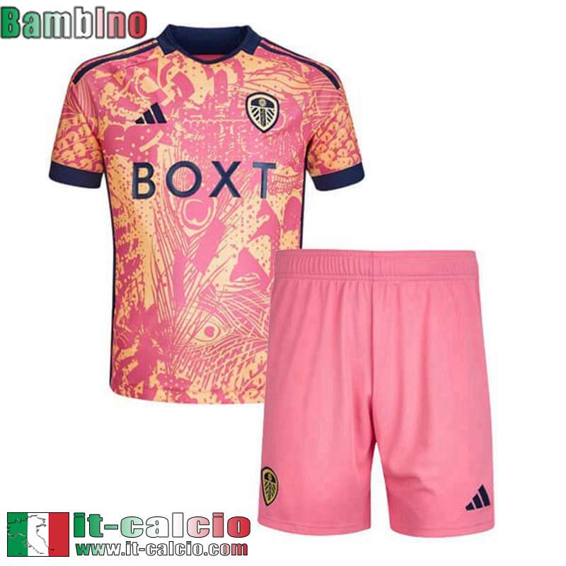 Leeds United Maglia Calcio Terza Bambini 2023 2024