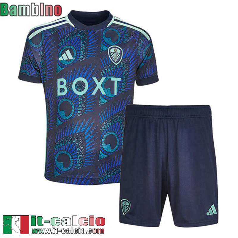 Leeds United Maglia Calcio Seconda Bambini 2023 2024