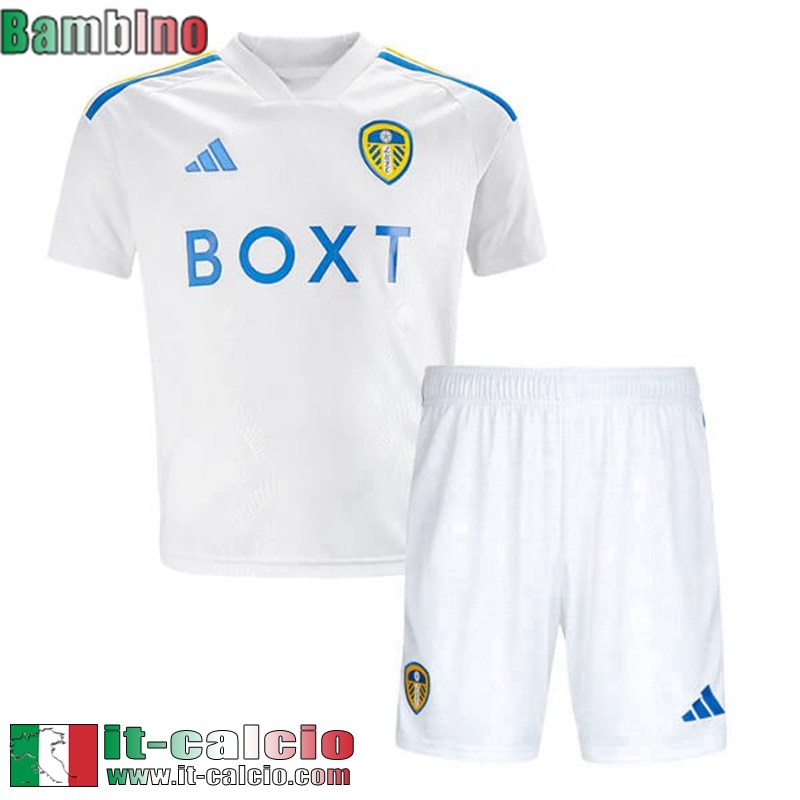 Leeds United Maglia Calcio Prima Bambini 2023 2024