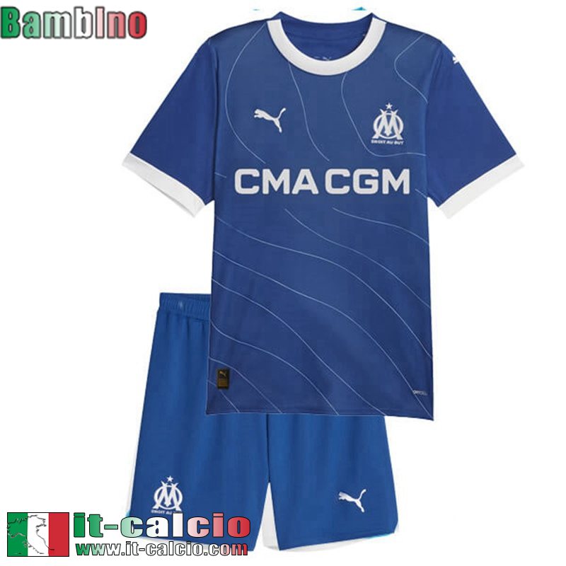 Marsiglia Maglia Calcio Seconda Bambini 2023 2024