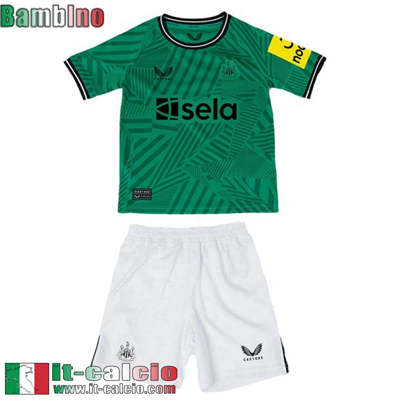 Newcastle United Maglia Calcio Seconda Bambini 2023 2024