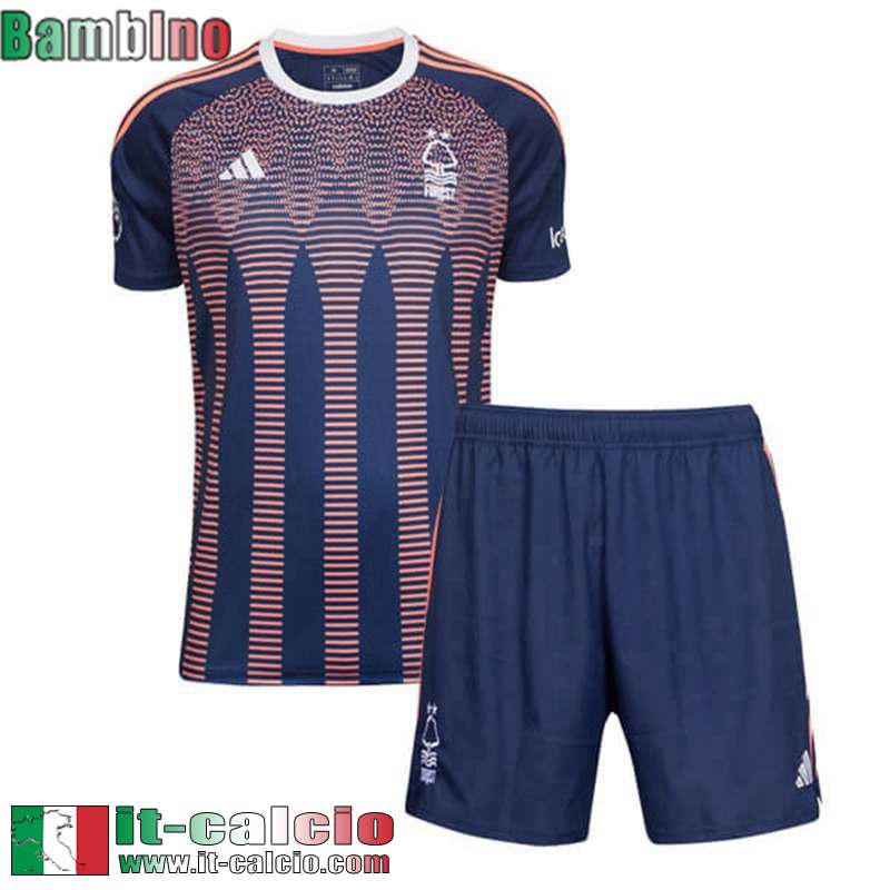 Nottingham Forest Maglia Calcio Terza Bambini 2023 2024