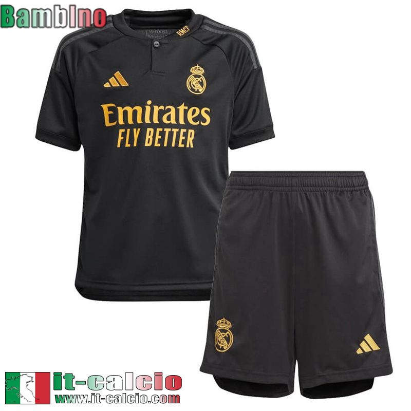 Real Madrid Maglia Calcio Terza Bambini 2023 2024