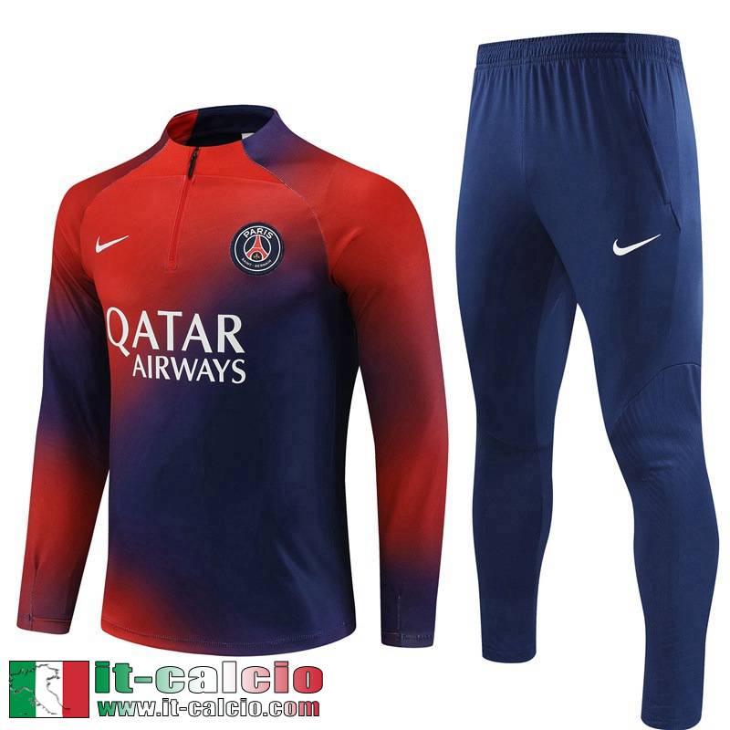 PSG Tute Calcio Rosso & blu Uomo 2023 2024 TG898