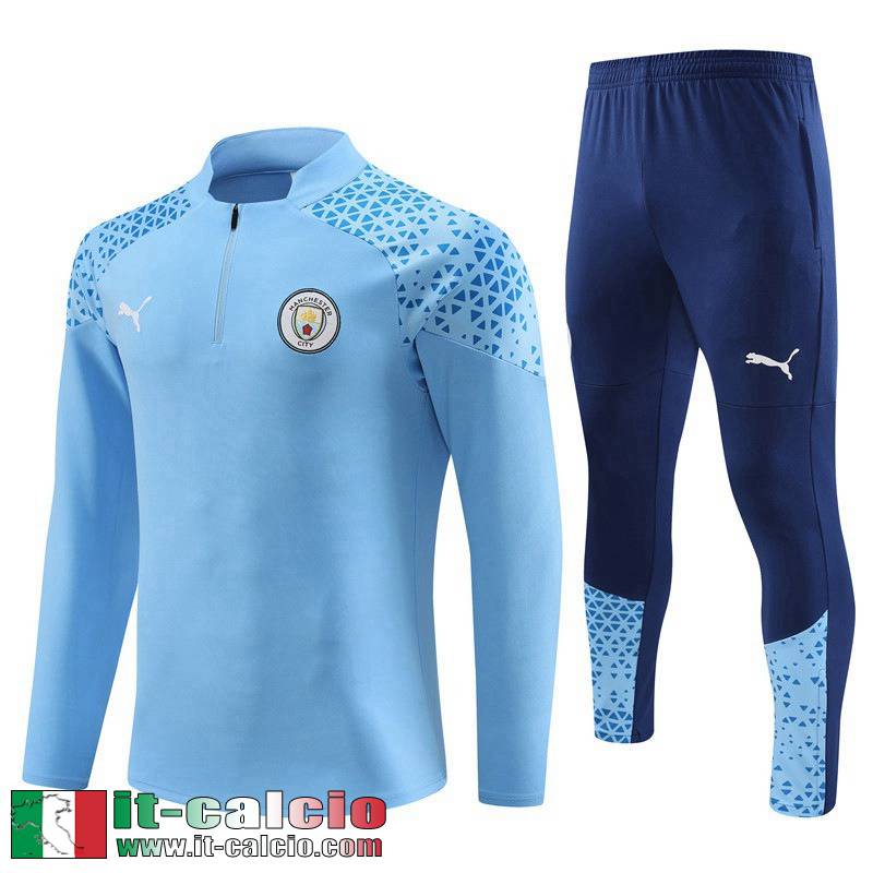 Manchester City Tute Calcio cielo blu Uomo 2023 2024 TG910